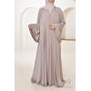 Abaya Dubai Strass Reem Schwarz