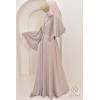 Abaya Dubaï strass Reem Vieux Rose