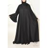 Abaya Dubai rhinestone Reem Black