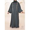 Abaya Dubaï kimono green Neyssa Shop