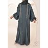 Abaya Dubaï kimono green Neyssa Shop