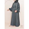 Abaya Dubaï kimono green Neyssa Shop