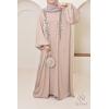 Abaya Dubai kimono SALIMA Latté