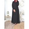 Abaya longue évasée femme voilée