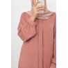 longue robe abaya fluide pas cher