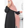 longue robe abaya fluide pas cher