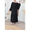 Robe longue bohème fluide pas cher 