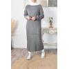 Long woollen dress for veiled woman