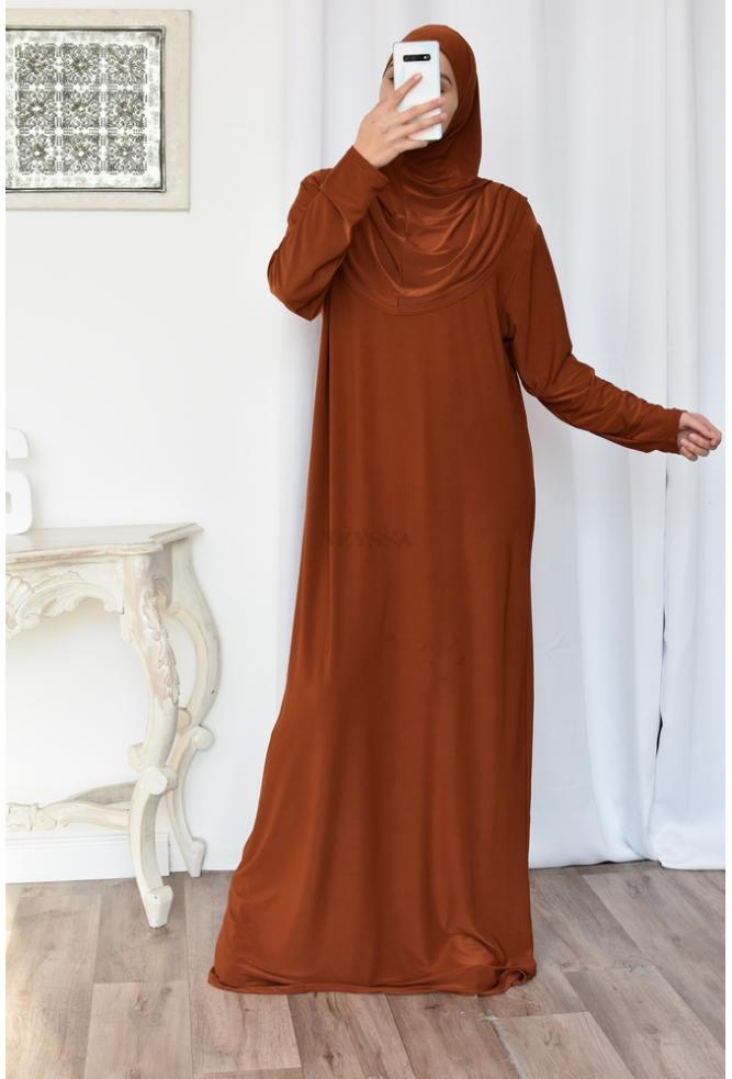 Tenue de prière femme hijab intégré