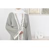 Long flowing kimono with sequins for Eid and events: