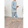 Boy's blue denim aladdin outfit perfect for parties