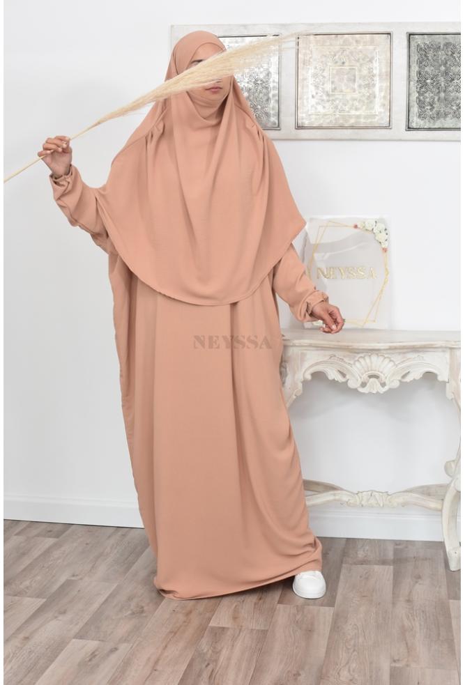 Abaya femme papillon avec khimar pas cher