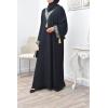 longue Abaya Dubaï NOIR