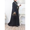 longue Abaya Dubaï NOIR