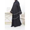 Abaya Dubai ausladender Kimono für verschleierte Frauen