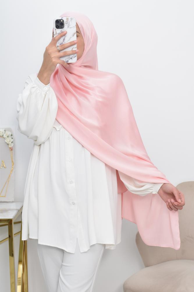Party-Hijab aus Satin