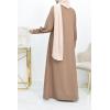 Abaya évasée modest fashion