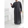 Qamis Schwarze Emirate Eid gebetskleidung männer