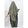 Rimah 2-piece silk jilbab from Medina