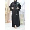 Abaya Dubaï kimono Aïda Noire