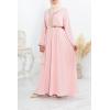 Ihssane embroidered long dress