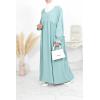 Robe abaya manches bouffantes Neyssa