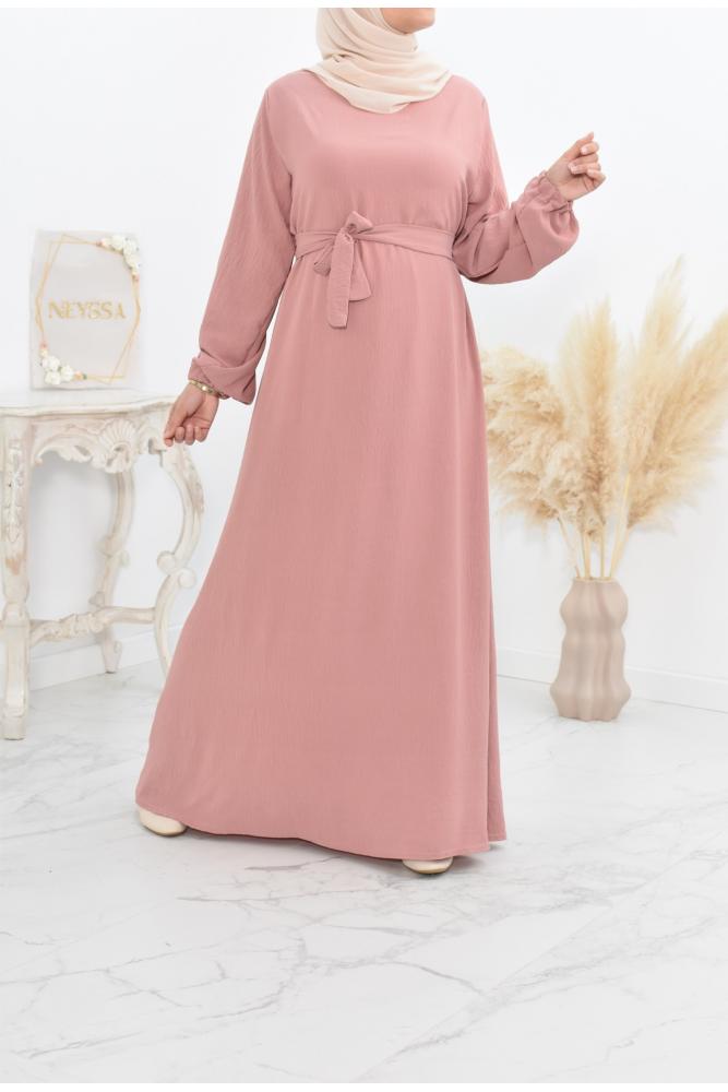 Abaya longue évasée pas cher