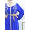 Abaya mother or daughter style caftan Leyah Royal Blue