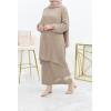 Women's cocooning woven set Taupe