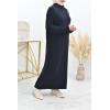 Robe pull longue col montant