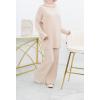 Women's cocooning woven set beige