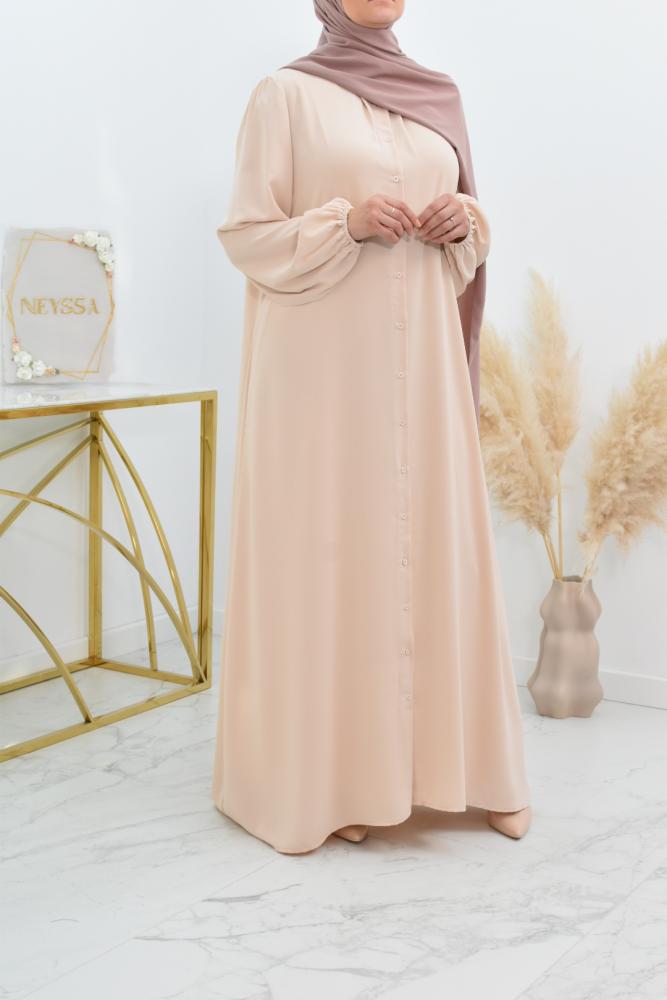 Neyssa shop Lange Abaya mit Hemd für Stillende