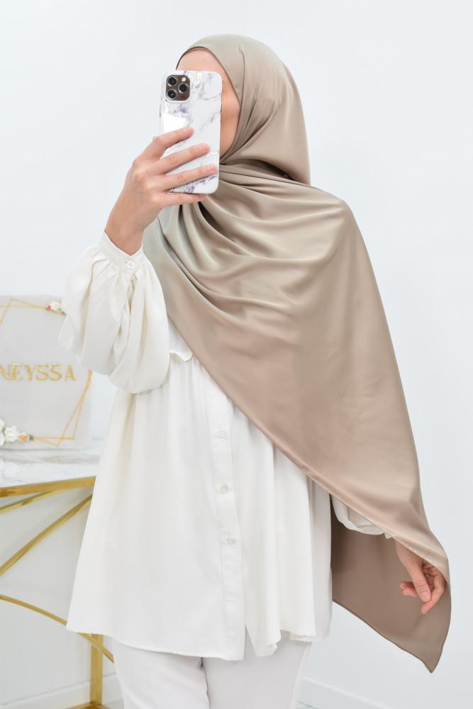 Party-Hijab aus Satin