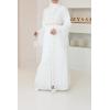Abaya Dubai Qassimya off-white