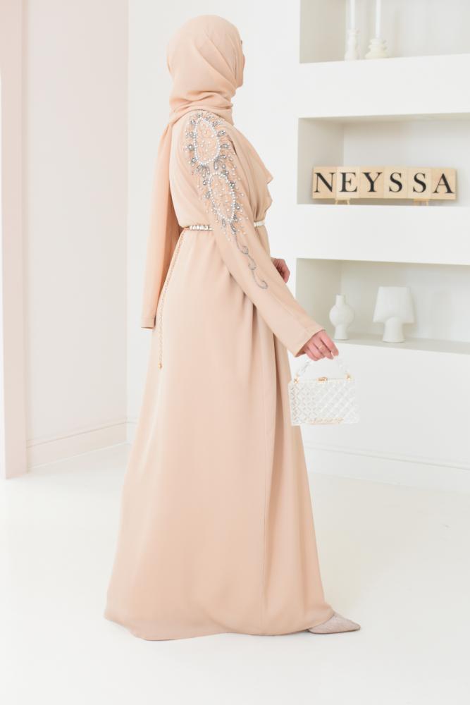 Abaya Kimono Dubai beige Neyssa shop