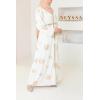 Abaya caftan Nihad blanc cassé