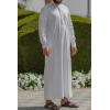 Qamis Homme de luxe blanc beige Neyssa shop