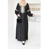 Abaya Aïd style caftan Marocain Joud noire