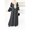 Abaya Aïd style caftan Marocain Joud noire