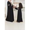 Abaya Aïd style caftan Marocain Joud noire