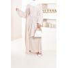 Abaya kimono apron beige 3 pieces Neyssa shop