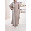 Ensemble Abaya Dubai taupe Neyssa shop