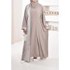 Abaya Dubai taupe set Neyssa shop