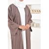 Set Abaya Dubai Maram braun