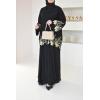 Abaya Dubai Anissâh SCHWARZ GOLD