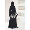 Abaya Dubaï Anissâh NOIRE et OR