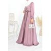 Robe longue cache coeur Satinéa