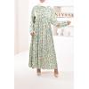 GREEN Daphné patterned maxi dress