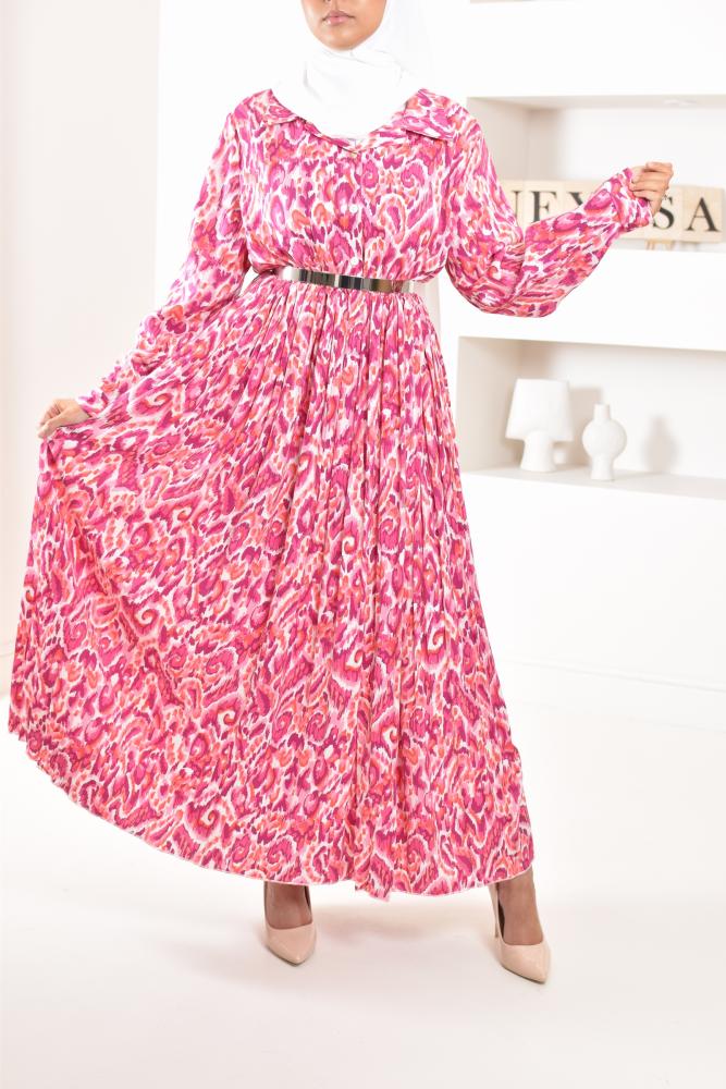 PINK Daphné patterned maxi dress
