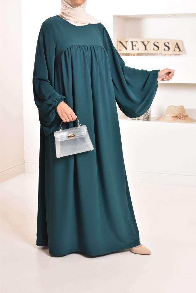 Ausgestelltes Kleid mit Puffärmeln Umm Khadijâa
